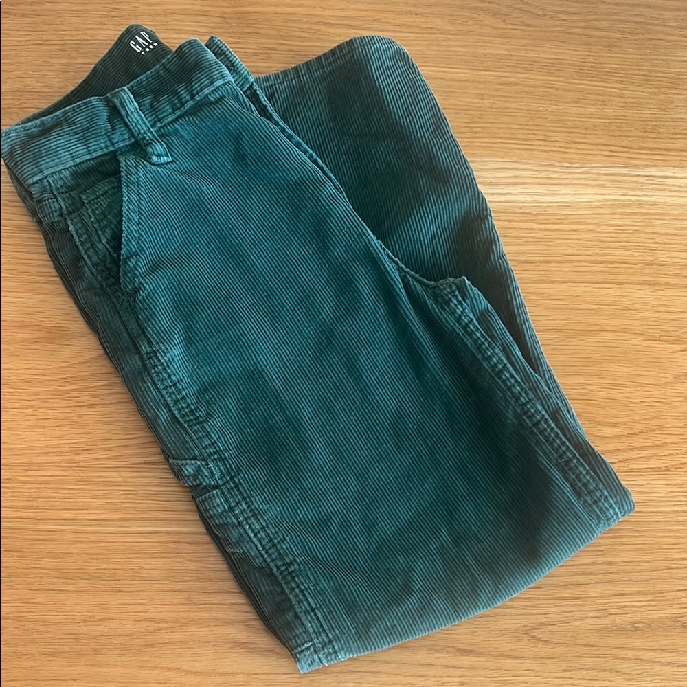 GAP Green Corduroy Carpenter Pants